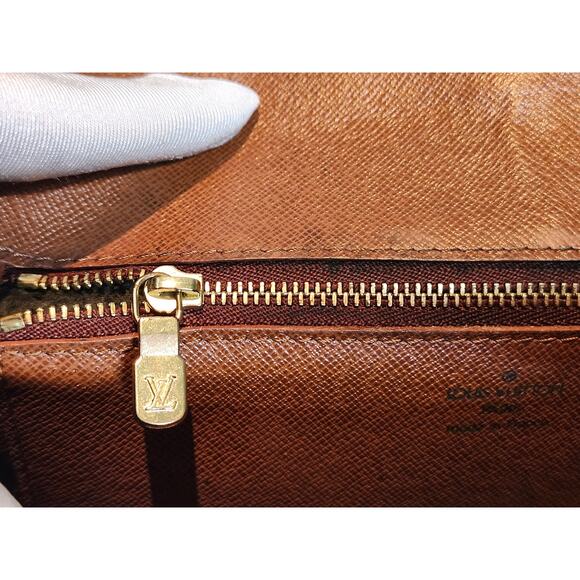 Louis Vuitton Monogram Bordeaux Clutch Shoulder Bag Crossbody Brown Canvas - Picture 10 of 16